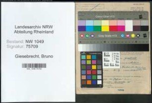Entnazifizierung Bruno Giesebrecht , geb. 03.11.1911 (Arbeiter)