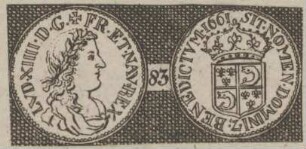 Bildnis von Ludwig XIV., König von Frankreich