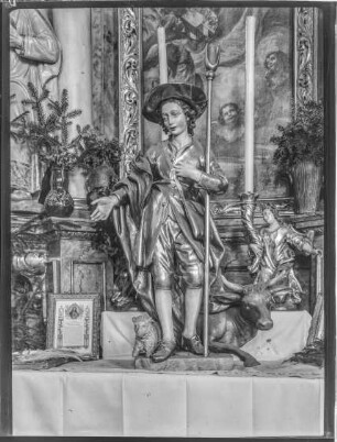 Pfarrkirche, Figur des Hl. Wendelin