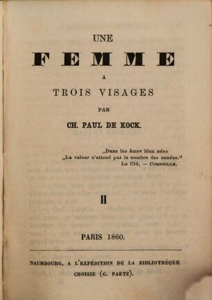 Une femme a trois visages. 2