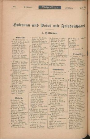 Raaschstr. Raisdorfer Str. Rankestr. Rathausstr. Ratsredder. Ravensberg. [Reeperbahn. Reihe, Lange. Reihe, Neue. Rendsburger Landstraße. Reventlouallee. Ringstr. Roonstr. Rosenfelder Str. Rosenstr. Russeer Weg.]