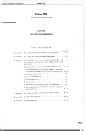 Gesetzentwurf Hochschulgesetz