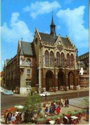 Das Rathaus in Erfurt