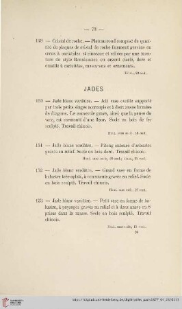 Jades (Nr. 150 - 168)