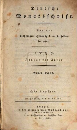 Deutsche Monatsschrift. 1795,1