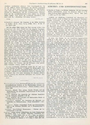 932-934 [Rezension] Il Concilio di Trento e la riforma tridentina