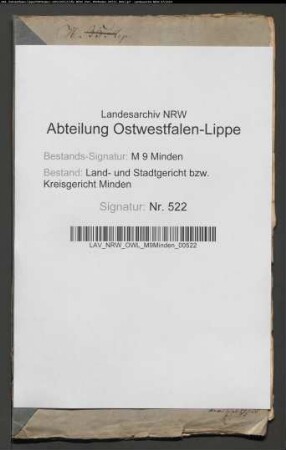Sonstige: Harten, Philipp; Sonstige: Harten, Friedrich: