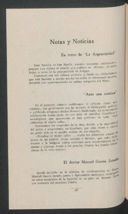 Notas y Noticias