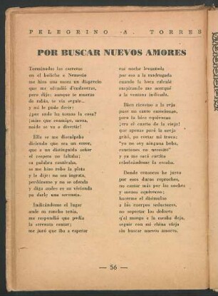 Por buscar nuevos amores