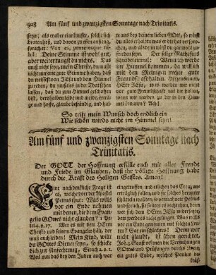 928-944, Am fünfundzwanzigsten Sonntage nach Trinitatis
