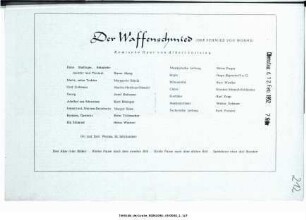 Der Waffenschmied (Der Schmied von Worms)