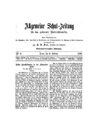 Ueber Sprechübungen in der Elementarklasse : (Schluß)