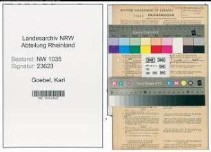 Entnazifizierung Karl Goebel , geb. 11.05.1894 (Waermetechniker)