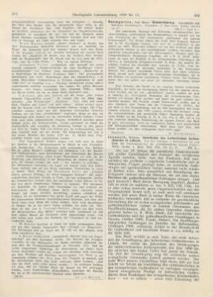302-305 [Rezension] Jannasch, Wilhelm, Geschichte des Lutherischen Gottesdienstes in Lübeck
