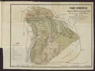 Plano Corografico del Distrito de Hidalgo en el Estado de Guerrero