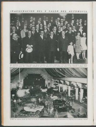 Inauguración del X Salón del Automóvil