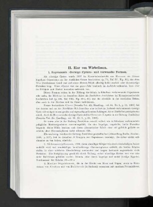 II. Eier von Wirbellosen.