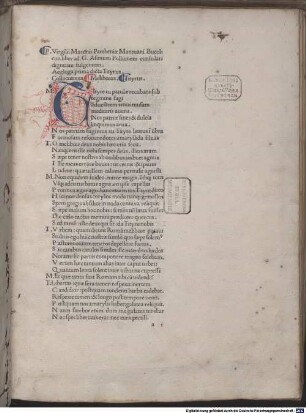 Bucolica : mit Argumenta zu Georgica und Aeneis von Pseudo-Ovidius und mit Versus Ovidii