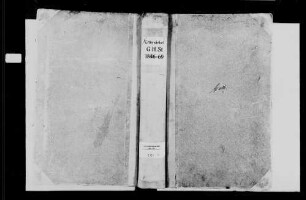 Karlsruhe, Stadtteil Grünwinkel, katholische Gemeinde: Standesbuch 1846-1869