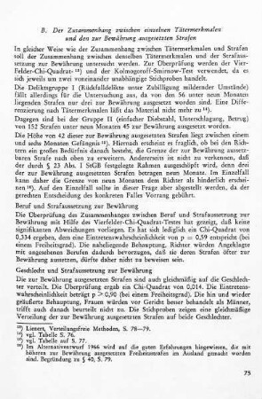 Geschlecht und Strafaussetzung zur Bewährung