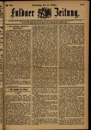 Ausgabe vom Donnerstag, den 13. Oktober 1887.