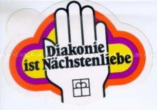 Aufkleber des Diakonischen Werkes der EKD