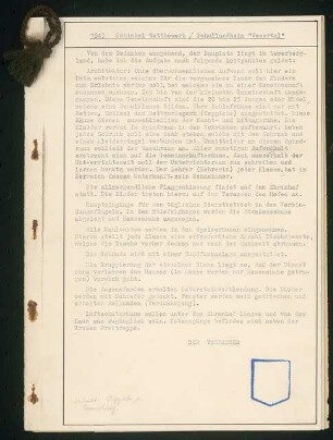 Jugenderholungsheim Schinkelwettbewerb 1943: Erläuterungsbericht und Lageplan
