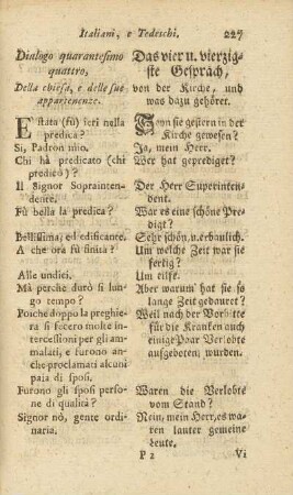 Dialogo quarantesimo quattro / Das vier u. vierzigste Gespräch