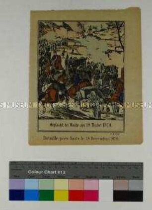Neuruppiner Bilderbogen Nr. 5729 - Schlacht bei Nuits am 18. Dezember 1870