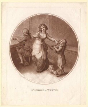 "Sorrows of Werter" Lotte übergibt dem Boten die Pistolen