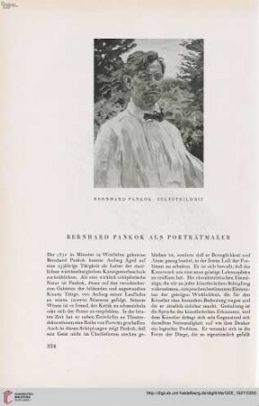 42: Bernhard Pankok als Porträtmaler