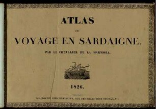 [1], Atlas: Voyage en Sardaigne de 1819 a 1825 .... [1], Atlas