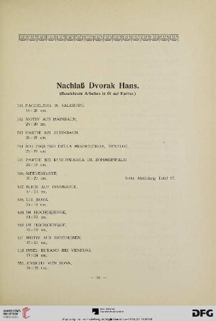 Nachlaß Dvorak Hans (Nr. 541-642)