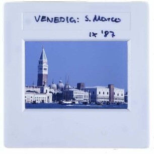 Venedig, Dogenpalast,Venedig, Markusturm,Venedig, Punta della Dogana,Venedig, Markusdom,Venedig, Säulen auf dem Markusplatz,Venedig, Biblioteca Nazionale Marciana