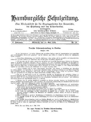 Deutsche Lehrerversammlung in Breslau