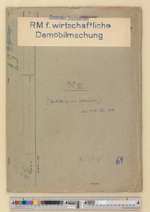 Herstellung und Freigabe von Wolle, Web- und Tuchstoffen und verwandten Waren: Herstellung von Webwaren