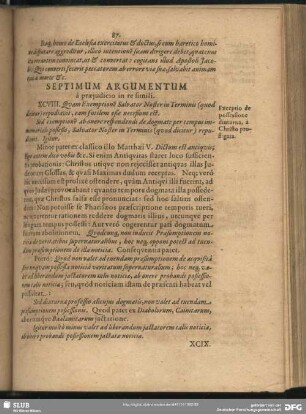 Septimum Argumentum