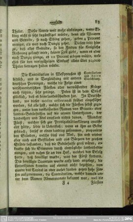 Contribution und deren Einrichtung