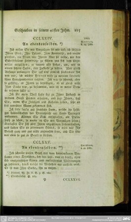 [Geschrieben in seinem 40sten Jahre]