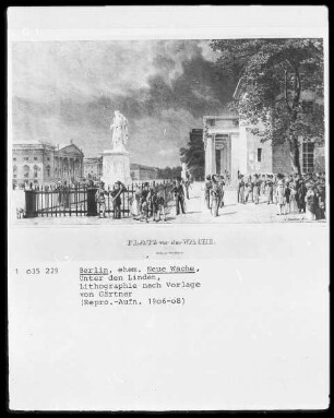 Berlin, ehemalige Neue Wache, Unter den Linden