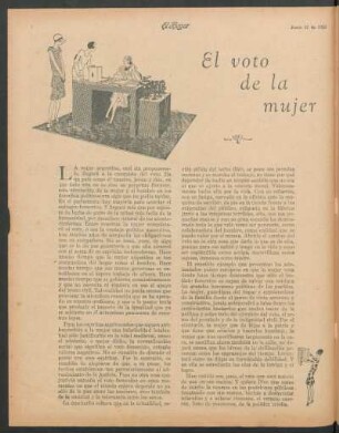 El voto de la mujer