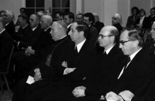 Freiburg: Collegium Borromaeum, Ehrengäste beim Festakt