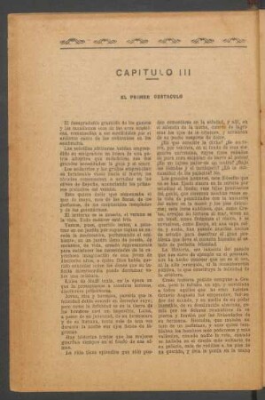 Capítulo III - El primer obstáculo