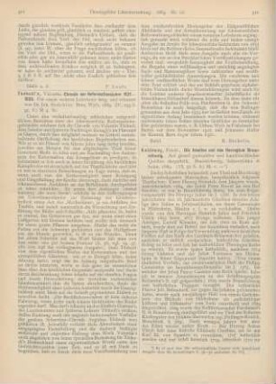 311-312 [Rezension] Tschud, Valentin, Tschudi‘s Chronik der Reformationsjahre 1521-1533