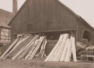 Niederrödern. Untere Mühle, Sägeschuppen