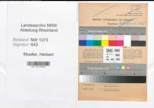 Entnazifizierung Herbert Moeller , geb. 22.08.1902 (Stadtbaurat)