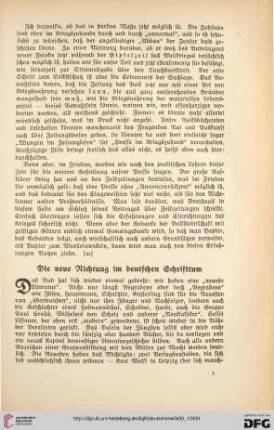 30: Die neue Richtung im deutschen Schrifttum, [1]