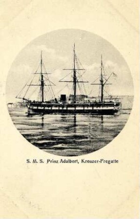 Kriegsmarine - SMS "Prinz Adalbert", Kreuzerfregatte