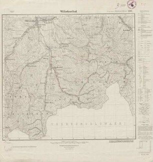 5767 (alte Nr.: 3342) Wilhelmsthal, Meßtischblatt (4cm - Karte)