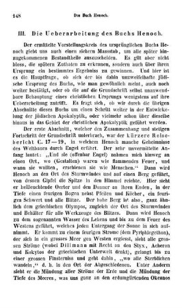 III. Die Ueberarbeitung des B. Henoch
